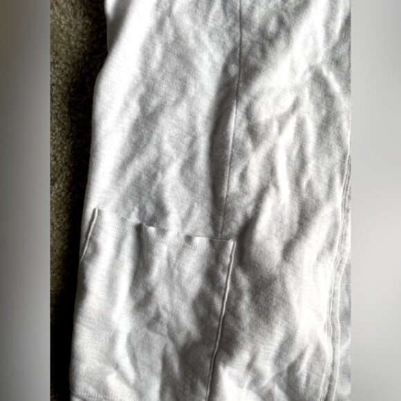 Splendid White Open Cardigan Sz Medium Cotton Polyester Elastane Blend Pockets - Picture 2 of 10